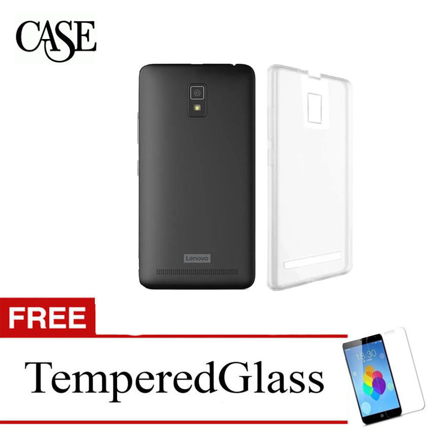 เคสสําหรับ LNV A6600 - แบบใส - ฟรีกระจกนิรภัย - เคสนิ่มบางเฉียบ