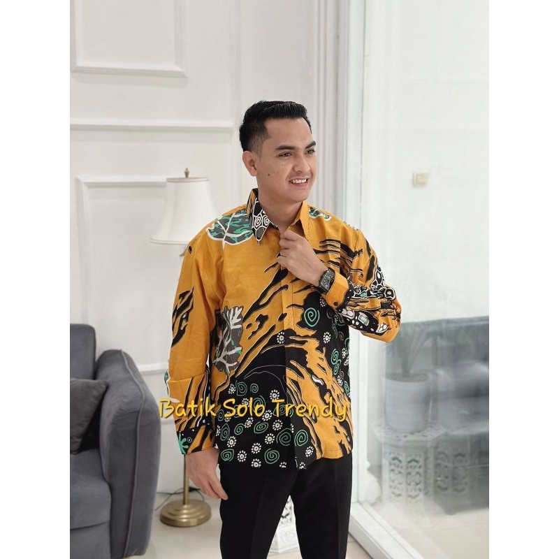 Katun KEMEJA Amarta เสื้อเชิ้ตทรงสลิมสําหรับผู้ชาย เสื้อเชิ้ตแขนยาวบุผ้าฝ้าย