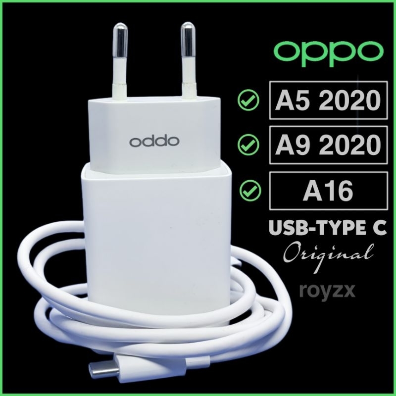 Hp Oppo Charger A16 A5 A9 2020 Usb Type C โทรศัพท์มือถือมือสองดั้งเดิม