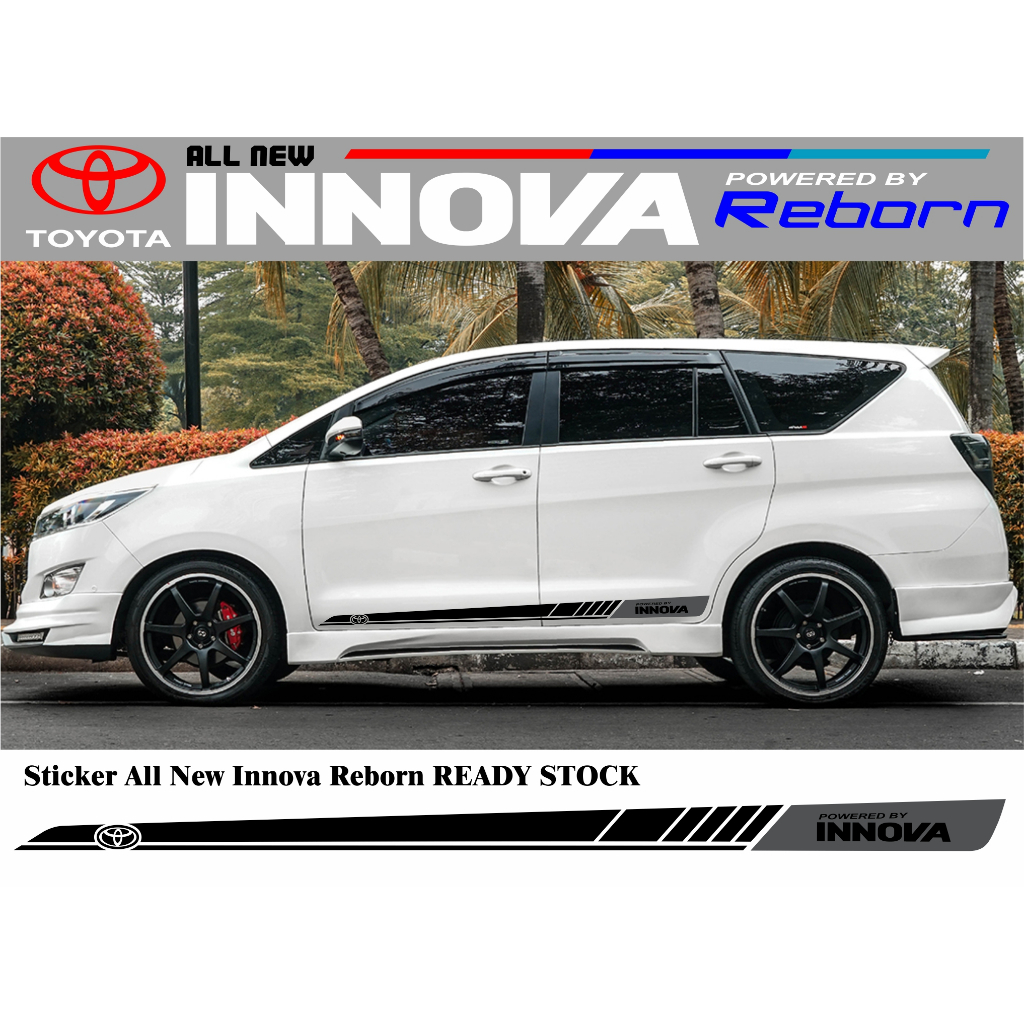 สติ๊กเกอร์toyota ALL NEW INNOVA REBORN STICKER LIST BODY INNOVA ใหม่