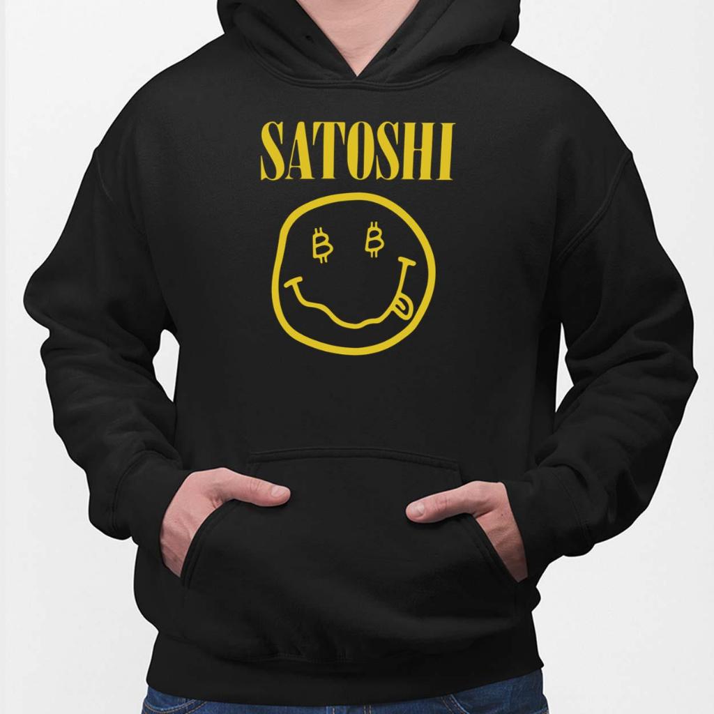HOODIE เสื้อกันหนาว SATOSHI Jack Dorsey Nirvana เสื้อกันหนาวขนแกะเสื้อผ้าพรีเมี่ยม BTC Bitcoin Crypt