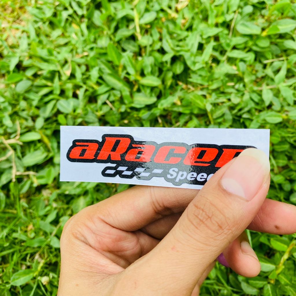 สติ๊กเกอร์ติดมอเตอร์ไซค์ - สติ๊กเกอร์ ARACER A RACER SPEEDTEK