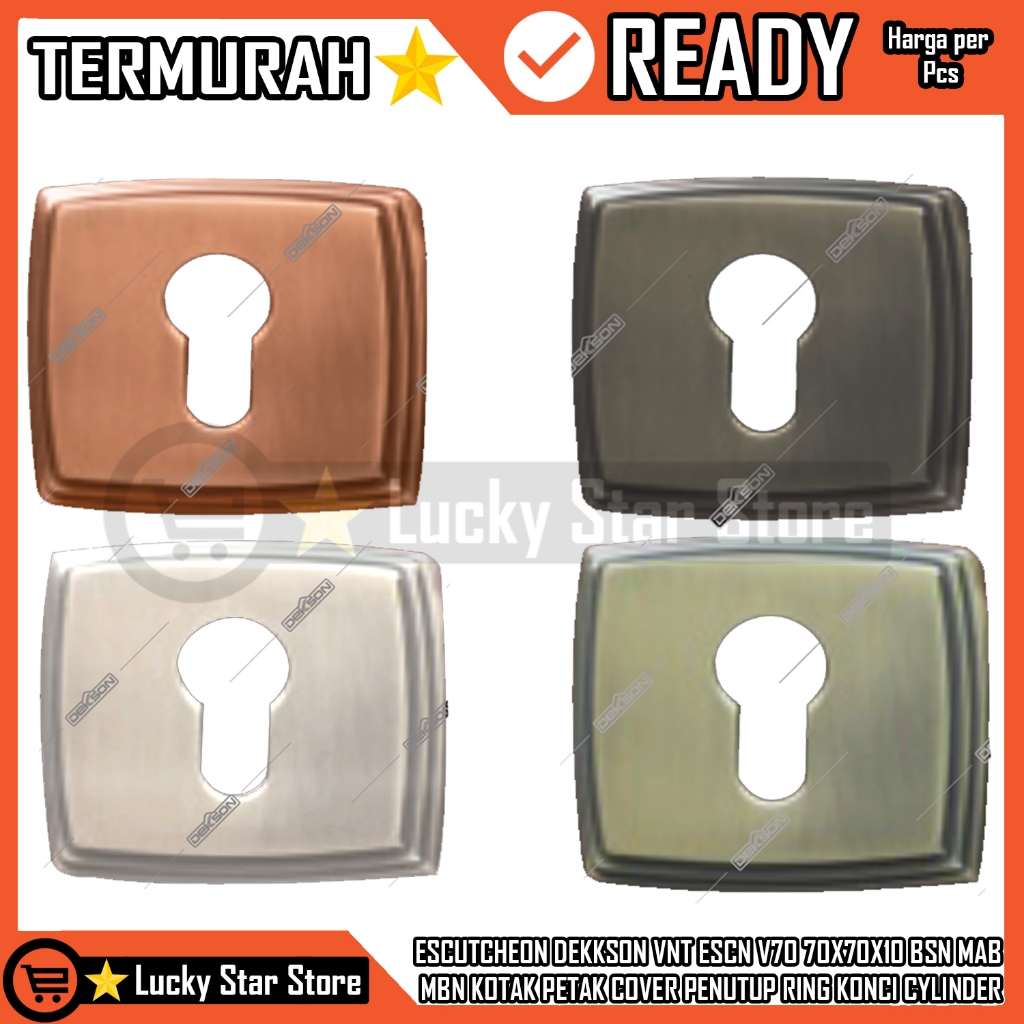 ESCUTCHEON DEKKSON VNT ESCN V70 70X70X10 ประตู WINDOW อุปกรณ์เสริม BSN MAB MAC MBN กล่องฝาครอบแหวนล็