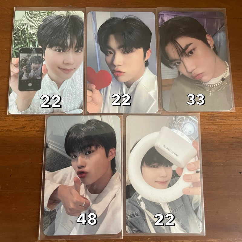 PARK GUNWOOL ZEROBASEONE ZB1 เยาวชนในร่มเงา yits fancon pob กระโดด up lightstick ls centerse แหวน