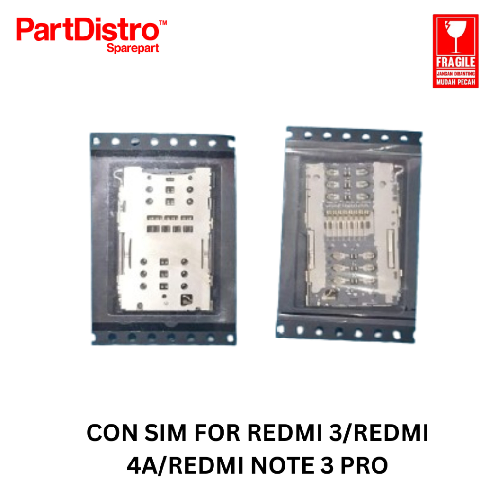 Con SIM (ตัวเชื่อมต่อซิม) สําหรับ XIAOMI REDMI 3/REDMI 4A/REDMI NOTE 3 PRO Series