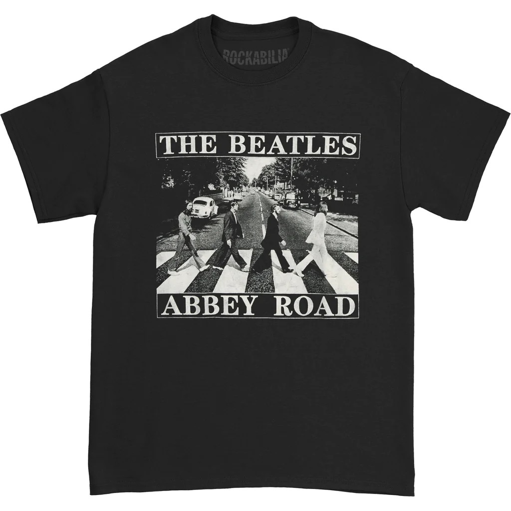 เสื้อยืด Beatles Abbey Road B&W