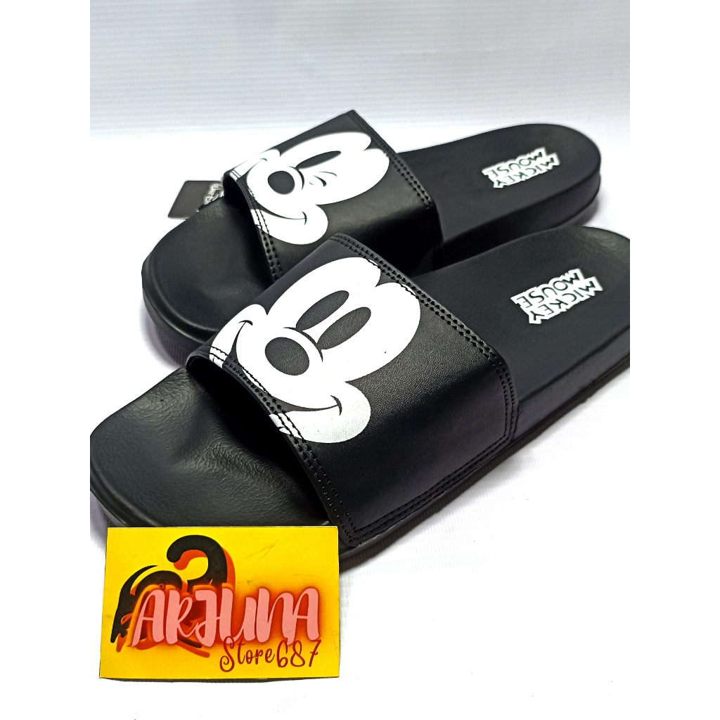 Arjuna 687 - รองเท้าแตะมิกกี้เมาส์ Flipflop Sandals ฟรีถุงกระดาษ