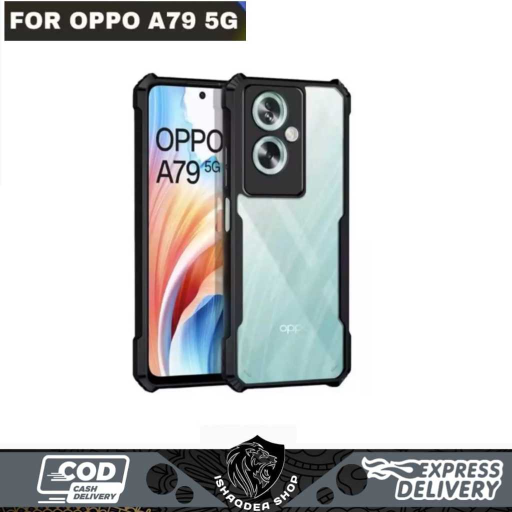 เคสโทรศัพท์มือถือ แบบแข็ง สีโปร่งใส สําหรับ Oppo A79 5G