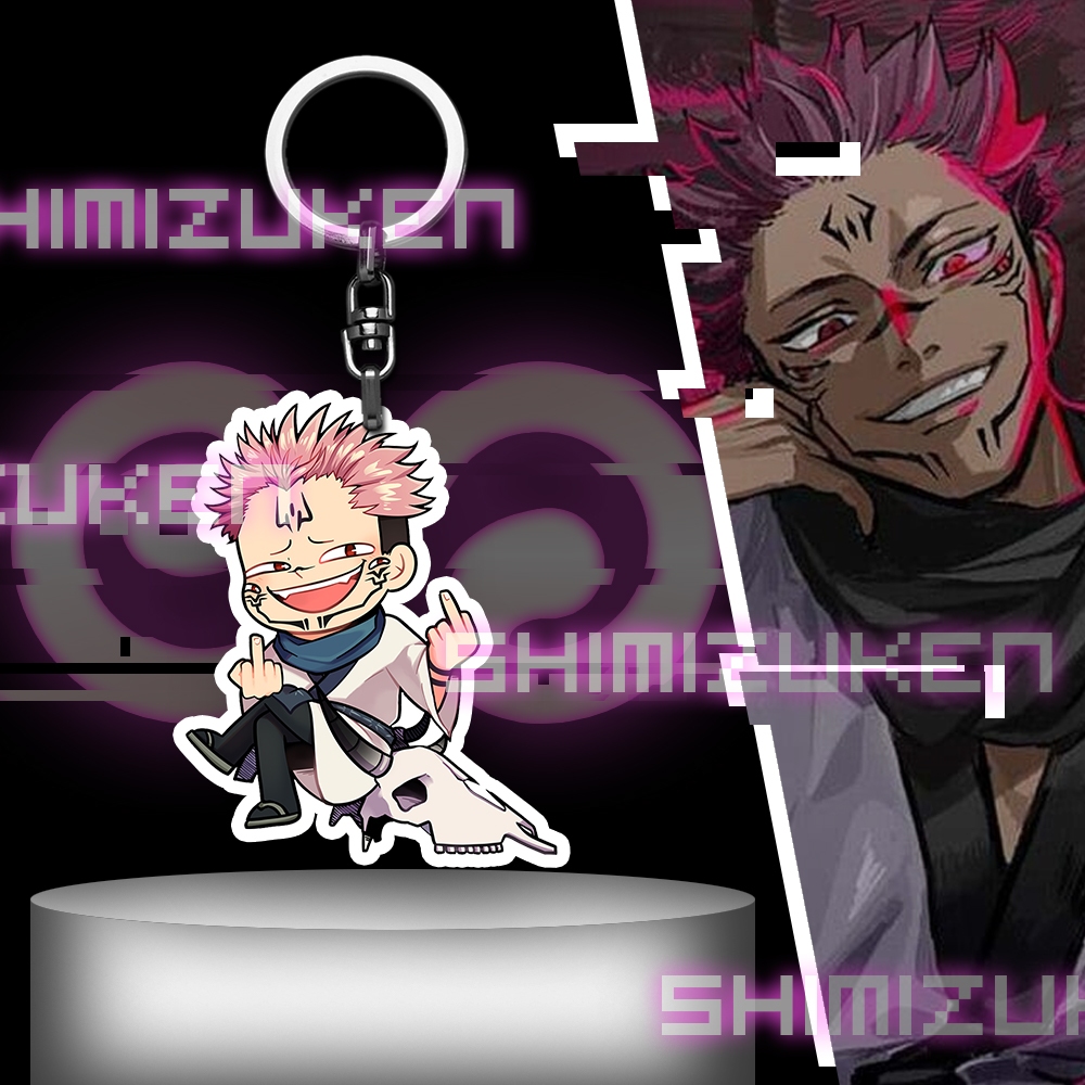 GANTUNGAN Jujutsu Kaisen Ryomen Sukuna พวงกุญแจอนิเมะ - พวงกุญแจอะคริลิค