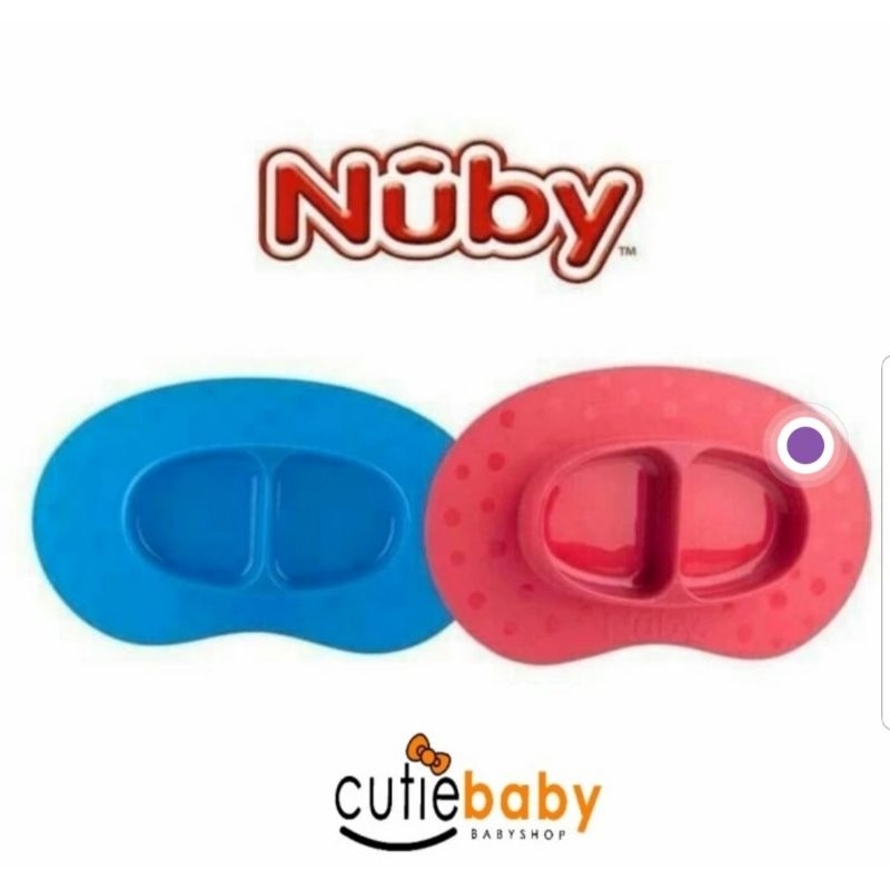 NUBY SUREGRIP MAT WITH SECTION BABY AND CHILDRENS MPASI EATING TOOLS