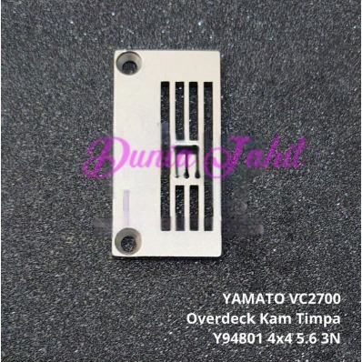 Mesin Y94801 YAMATO VC2700 4x4 5.6 มม. 3 เข็มแผ่นจักรเย็บผ้า Kam