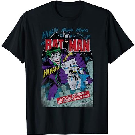 เสื้อยืดปกการ์ตูน Baju DISTRO DC Batman And Joker