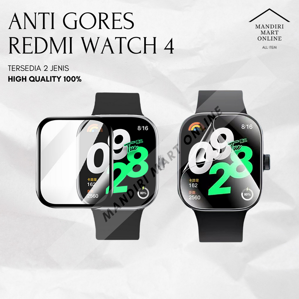 Anti-Scratch Redmi Watch 4 3D / 2Dปกป้องหน้าจอRedmi Watch 4 Screen Guard Smartwatch Redmi Watch 4