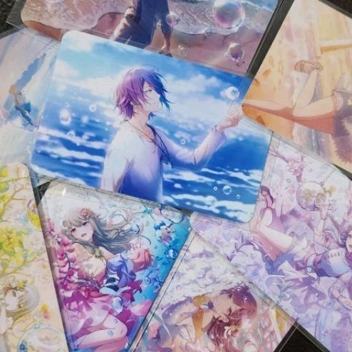 [ซื้อ 3 แถม 1][อ่าน desc!] กิจกรรมโฟโต้การ์ดอย่างเป็นทางการของ Project sekai un [~cupangirl n beach kid edition~]