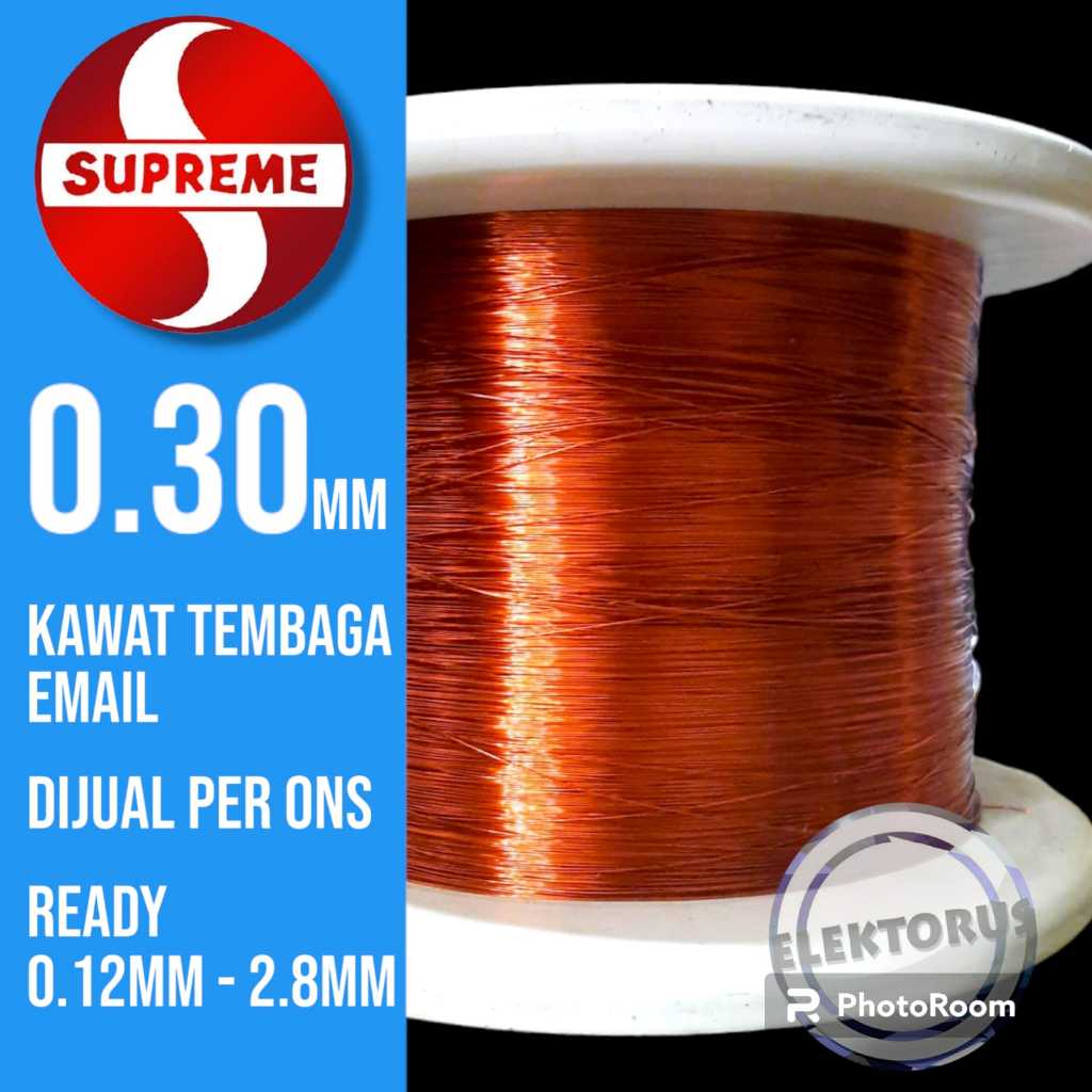 ลวดทองแดงเคลือบ 0.30 มม. SUPREME Per ONION 0.30 มม. 0.3 มม.
