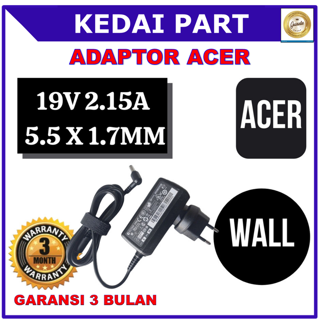 ACER ONE 751H AO751H AOD751 เครื่องชาร์จของแท้ ADAPTER