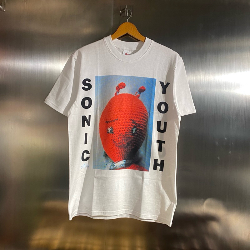 Sonic YOUTH - DIRTY TOUR TSHIRT สีขาว