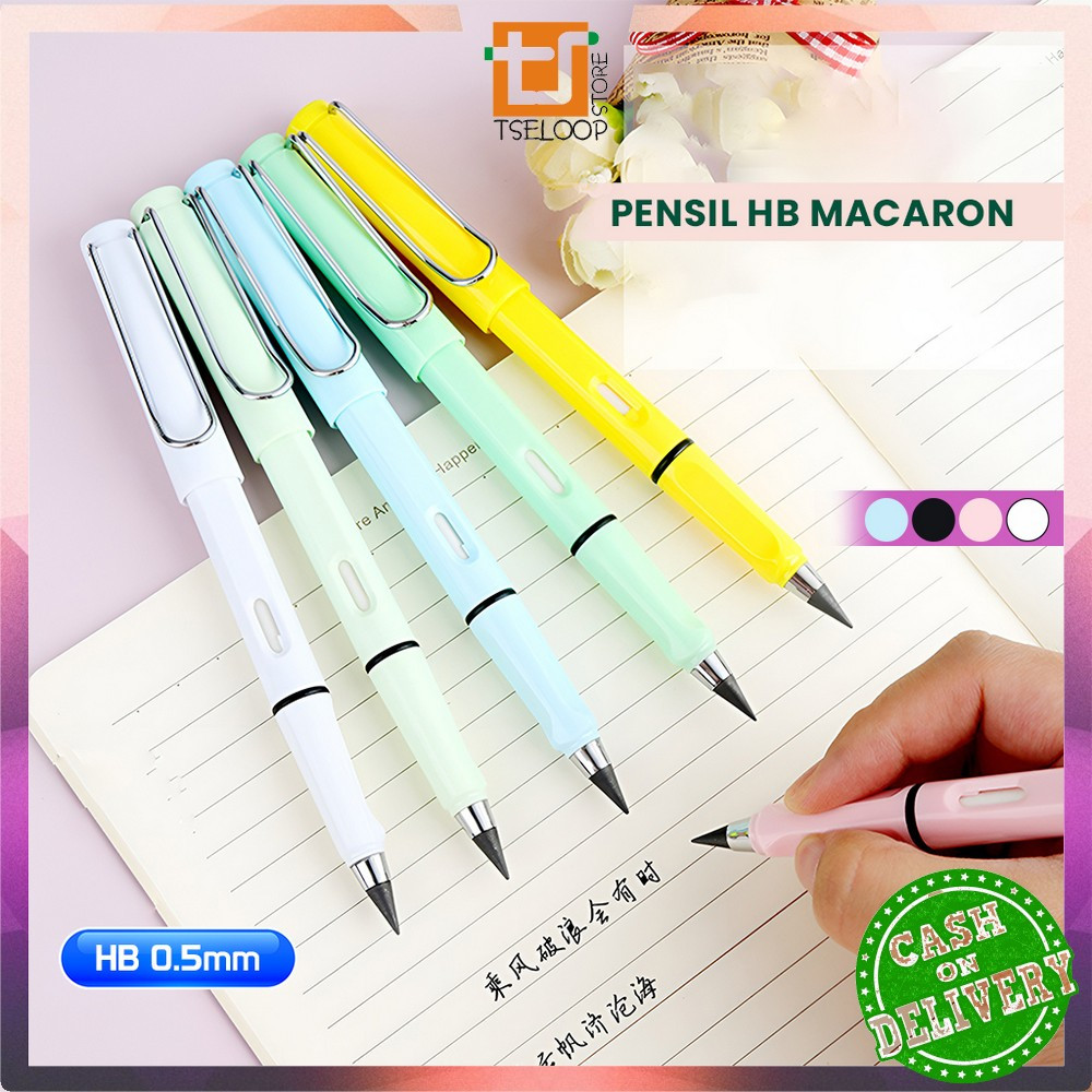 OFM-A77 ดินสอนิรันดร์ไม่จํากัด HB 0.5 มม.โดยไม่ต้องเหลาพร้อมยางลบที่ใช้งานได้จริง/ดินสอนิรันดร์ Magi