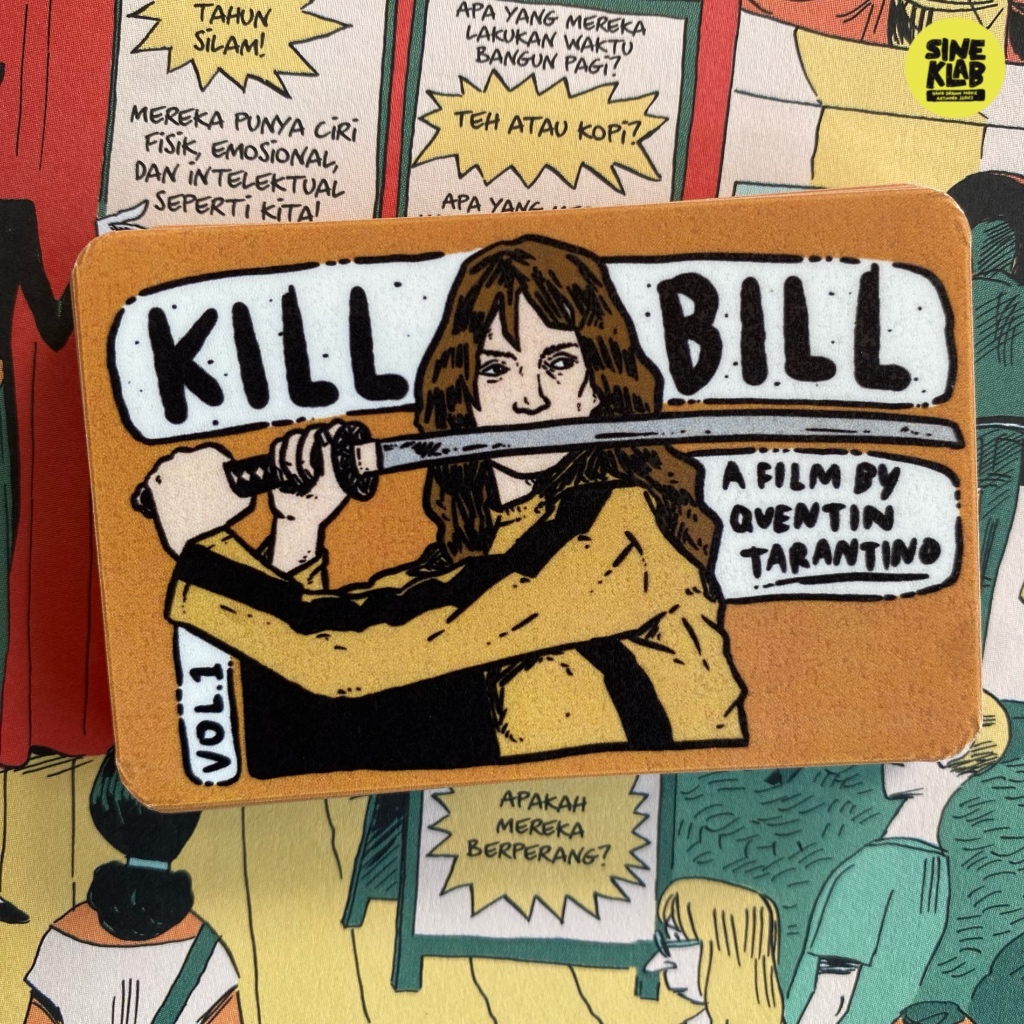 Sineklab - ฟิล์มสติ๊กเกอร์ KILL BILL - ฟิล์มสติ๊กเกอร์ / ภาพยนตร์ / โรงภาพยนตร์ / Series / Laptop Sticker Edition