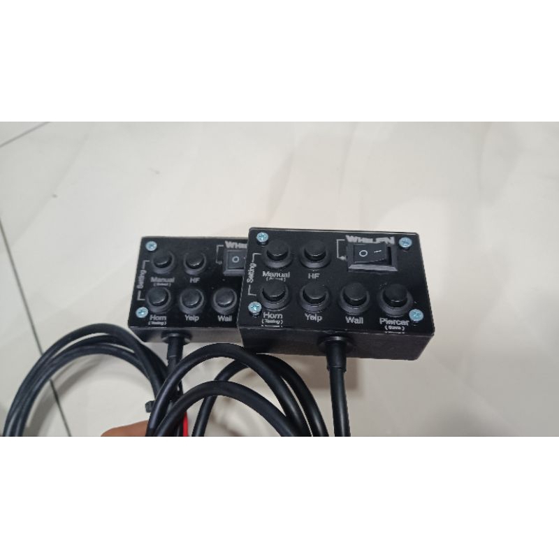 TOMBOL อะคริลิคและปกติ WHELEN SIREN JUMPER BUTTONS