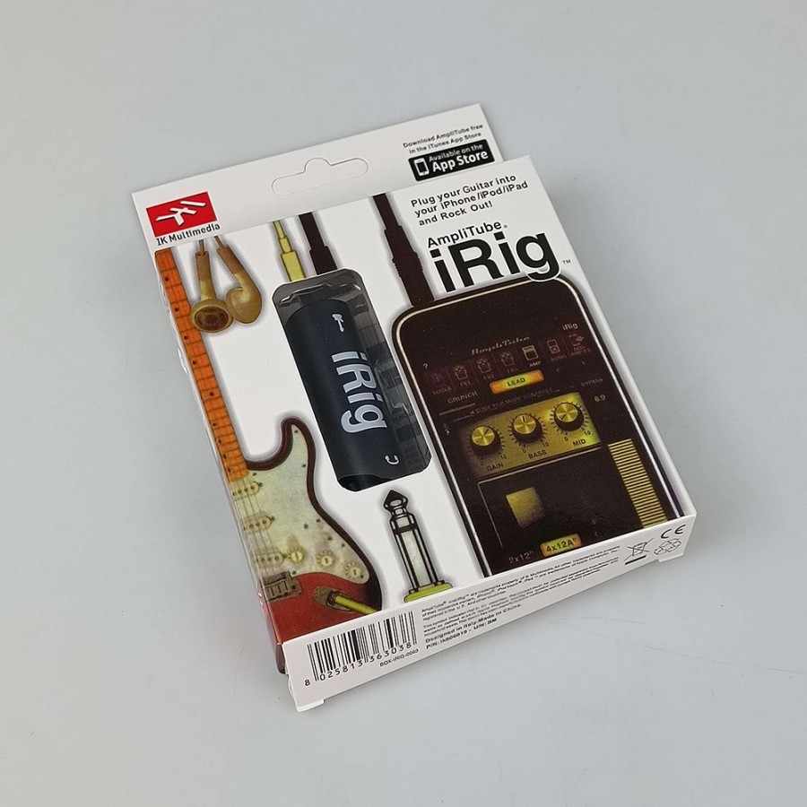 IRig AmpliTube Interface Guitar สําหรับ iOS, iPhone iPad และ Android
