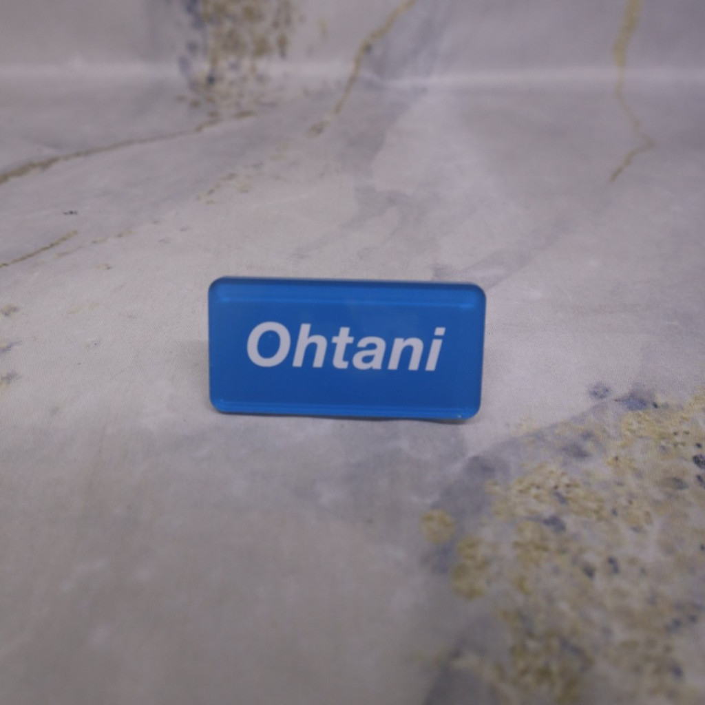 ป้ายป้ายชื่อนักเบสบอล Shohei Ohtani