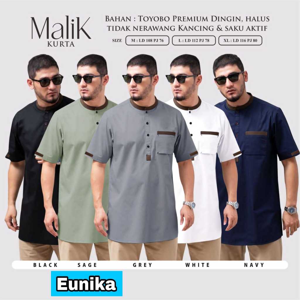 Kurta MALIK BY EUNIKA - KOKO KURTA เสื้อแขนสั้น