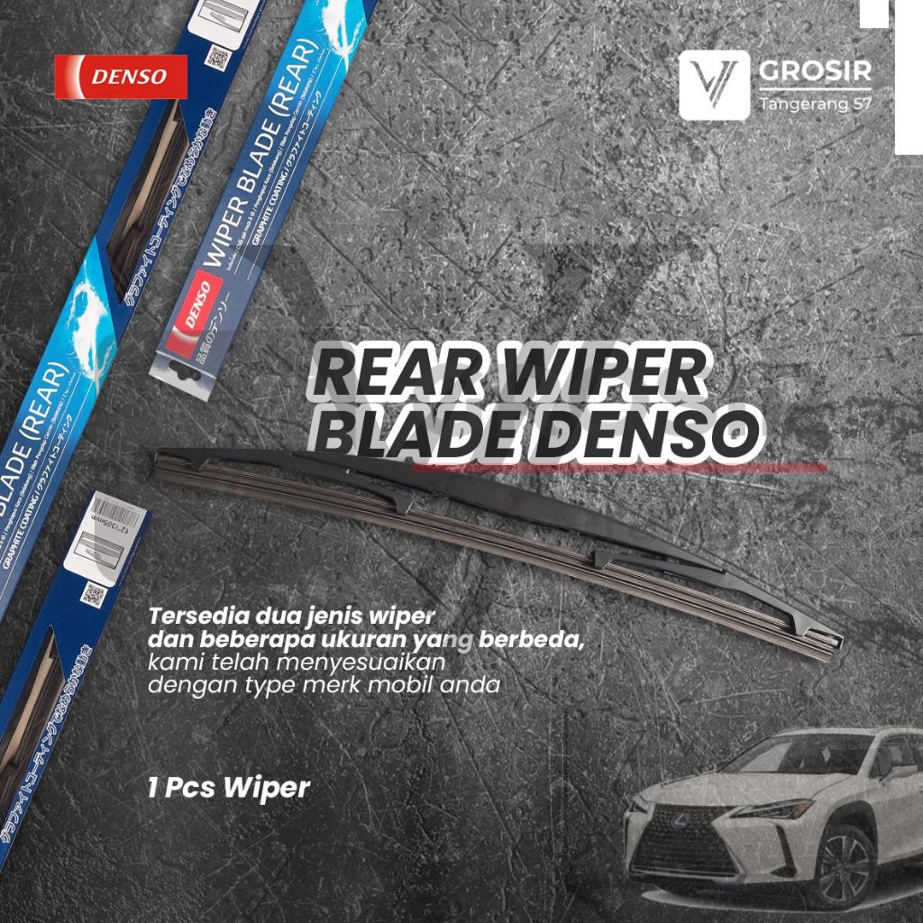 ที่ปัดน้ําฝนหลัง Denso DRB Lexus UX300 UX200 ด้านหลัง 12 นิ้ว