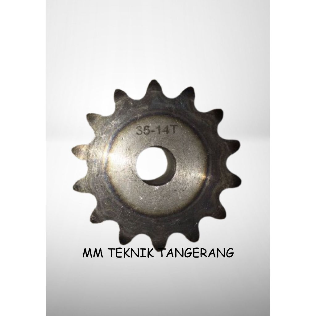เฟือง RS 35 x 14 T เกียร์เดี่ยวเกียร์ Z 14T RS35 -1 35Z14 35X14T 35-1 ประเภท B Sprocket spr 35-14T 3