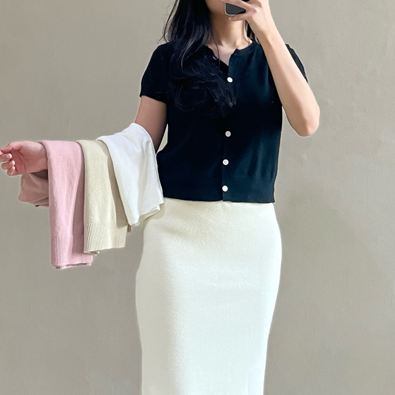 เสื้อถัก Ounie | ท็อปส์ซูของผู้หญิง | เสื้อไหมพรมผู้หญิง