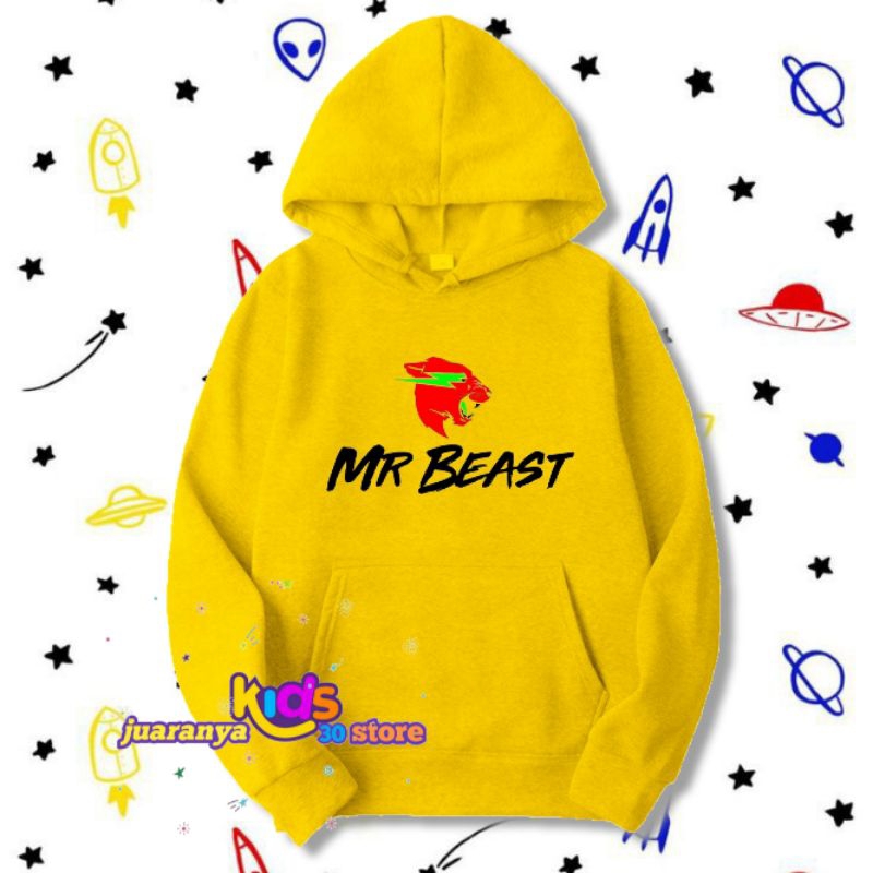 เสื้อแจ็คเก็ตมีฮู้ดเด็ก - เสื้อกันหนาว Mr Beast Mr Beast Hoodie Mr Beast เสื้อกันหนาวจัมเปอร์เด็ก