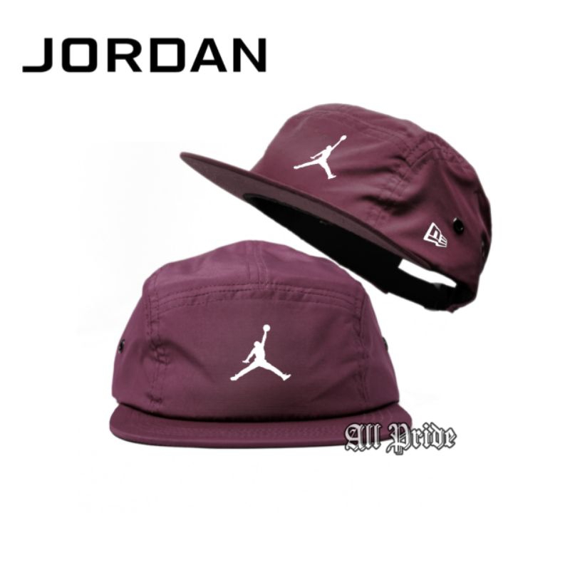 Air Jordan 5 Panel หมวกสแน็ปแบ็ค / หมวกสแน็ปแบ็คห้าแผง ลําลอง กีฬา ผู้ชาย ผู้หญิง