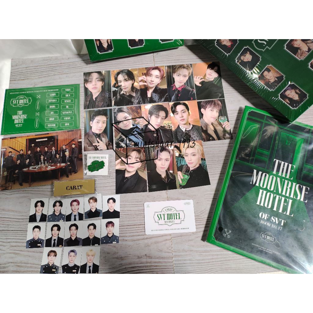 [ แพ็คพิเศษ] SHARING SEVENTEEN CARAT MEMBERSHIP KIT SVT HOTEL 2023