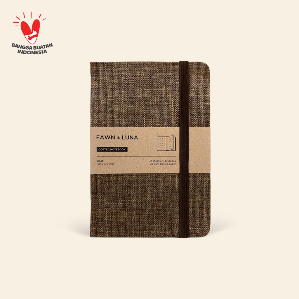 Fawn & Luna - ABBEY BROWN - สมุดโน๊ต A6 ขนาดเล็ก - Journal/Agnda/Diary/Note Book
