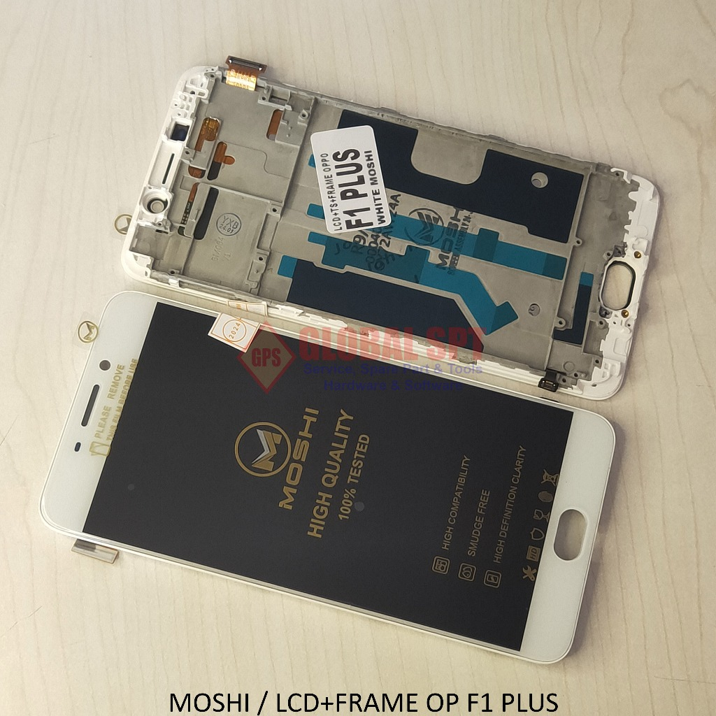 Moshi หน้าจอสัมผัส LCD สําหรับ OPPO F1+ F1PLUS LCD F1 PLUS FRAME R9