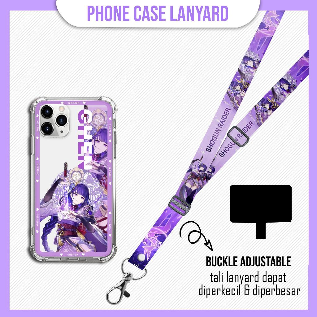GANTUNGAN [SOFTCASE SET] Ghensin Shogun Raider Case Lanyard Strap Mobile Phone Hanger a15 a16 a54 a7