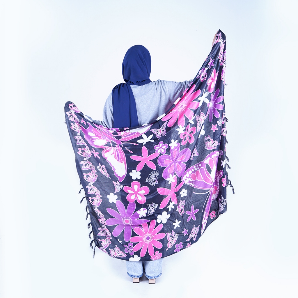 BALI BEACH SArong BALI ผ้าบาลีผ้า MOTIF BALI RAYON MATERIAL COOL BALI SOUVENIRS - รูปที่ 6