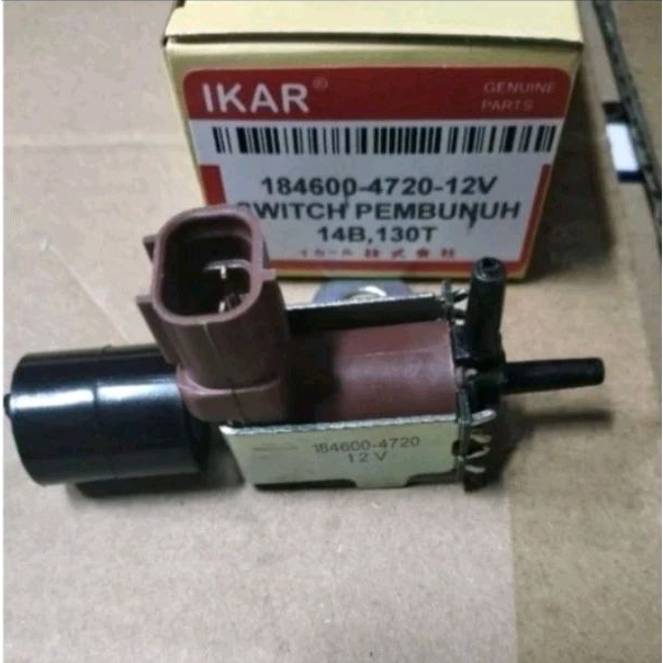 SWITCH ENGINE STOP 24v / SWITCH KILLER TOYOTA 14B 130HT /184600-4720