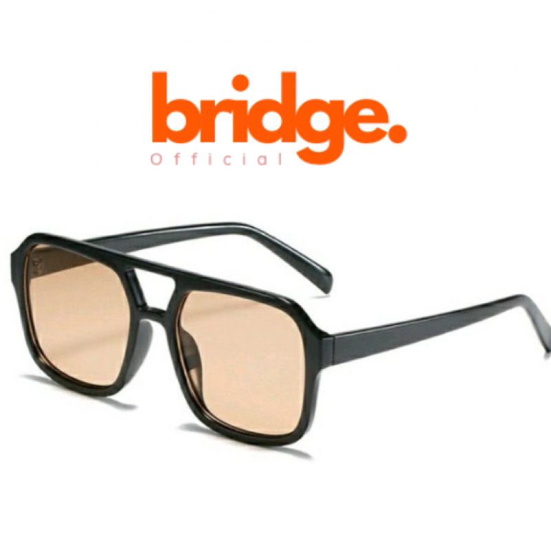 แว่นกันแดด HITAM Aviator - ชา