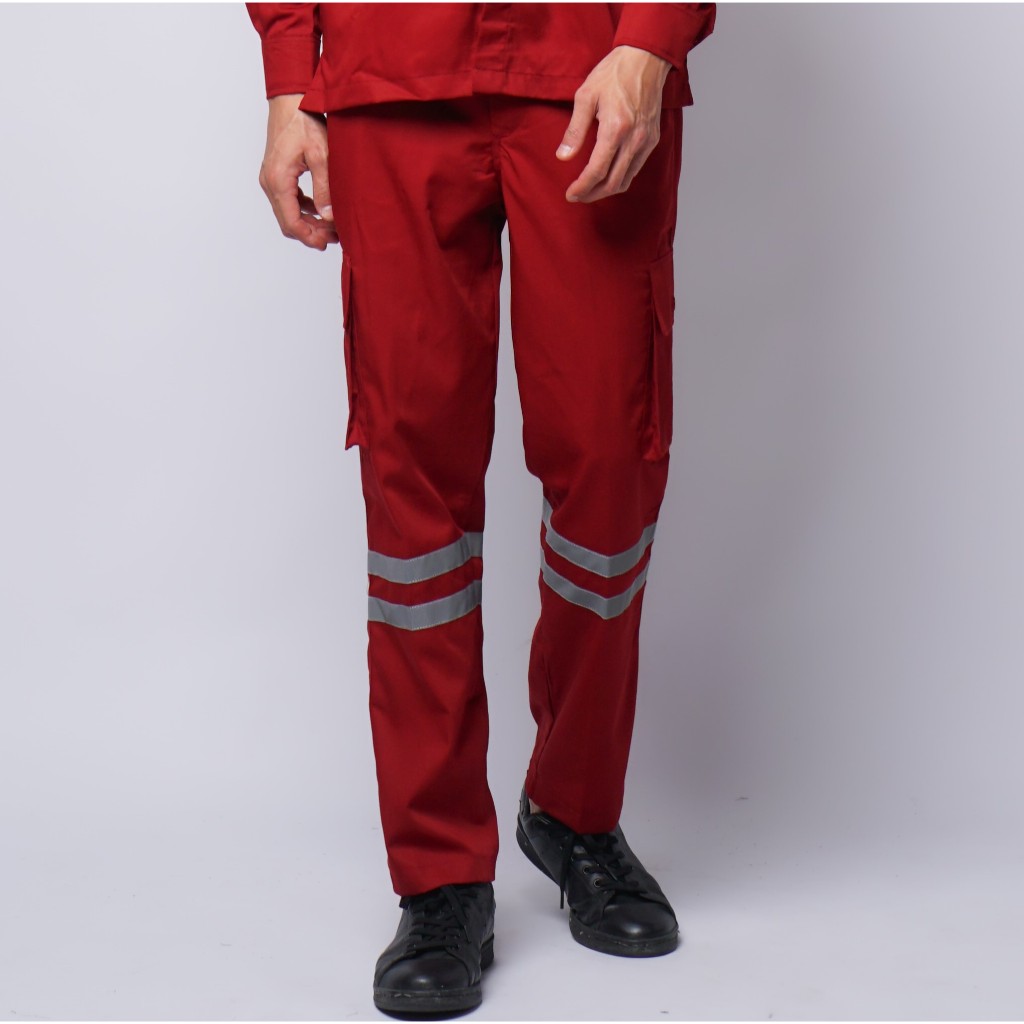K3 Mining Project Safety Pants Sefti Werpak Work Uniform Cargo Pocket Pants Mechanic Engineering Wor