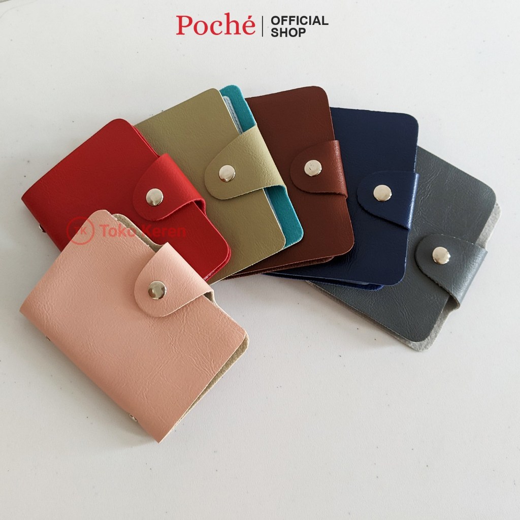 Card Wallet Card Holder Card Organizer Leather 24card 12slot