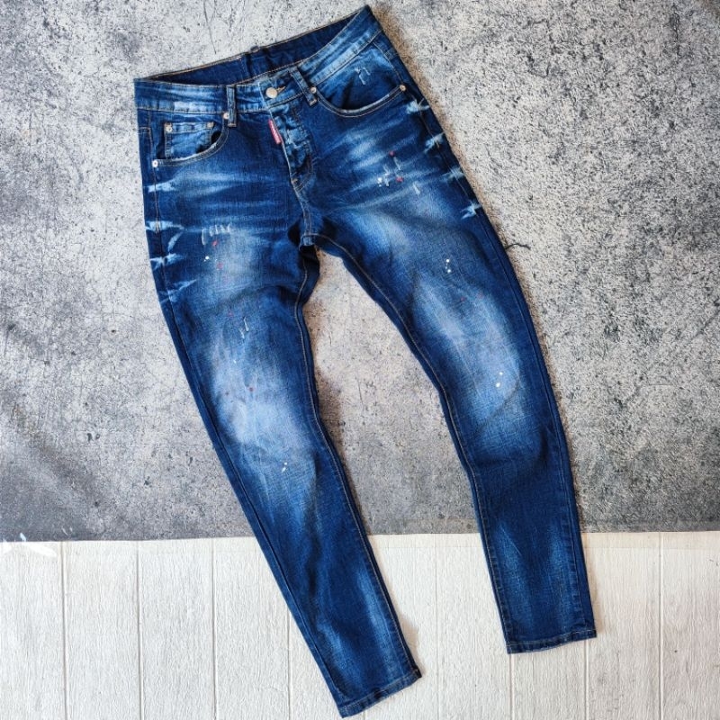 Dsquared2 STRETCH JEANS ผลิตในอิตาลี