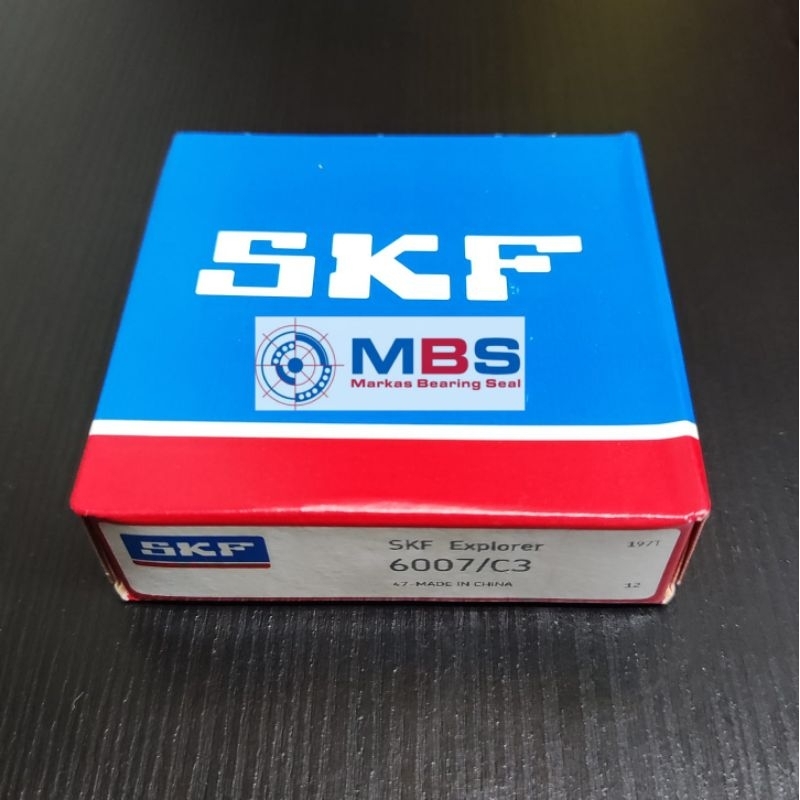BEARING TYPE 6007 C3 ORIGINAL SKF BRAND 6007C3 35 x 62 x 14 มม.