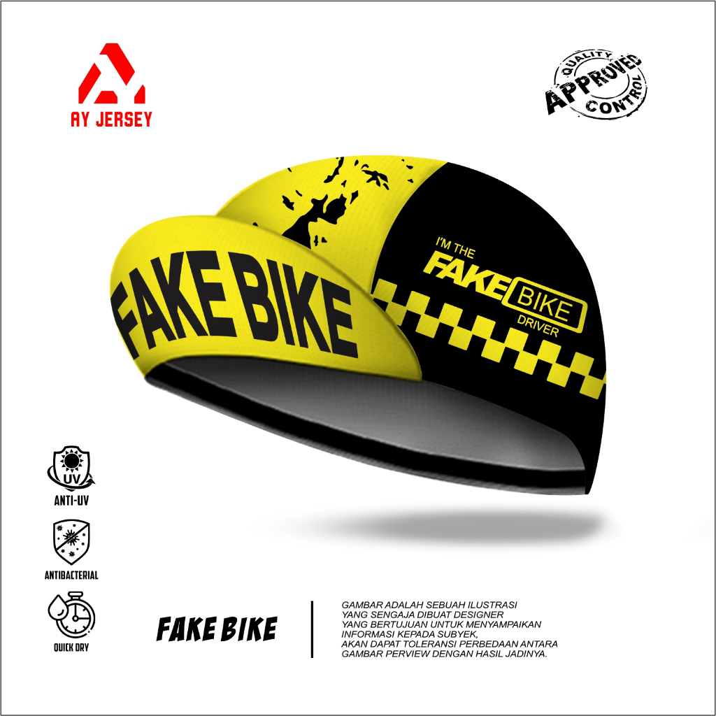 CYCLING CAP FAKE BIKE