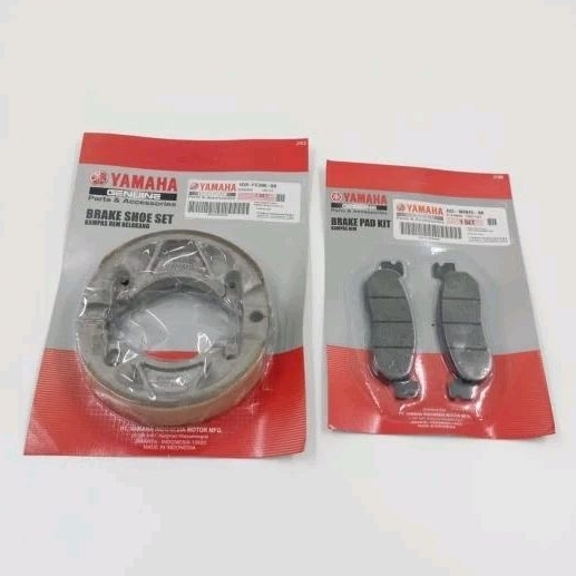 ผ้าเบรคหน้าหลังแพคเกจ JUPITER Z BURHAN BUEK F1ZR VEGA R NOUVO LELE NOUVO Z 5D9 4US 5D9-F530K-00 4US-