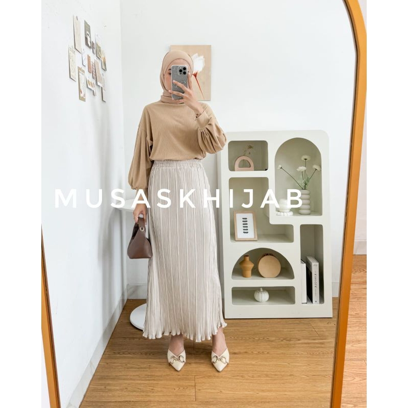 Centi WAVY UMBRELLA PLISKET SKIRT / WAVY UMBRELLA PLISKET SKIRT / CODE 036