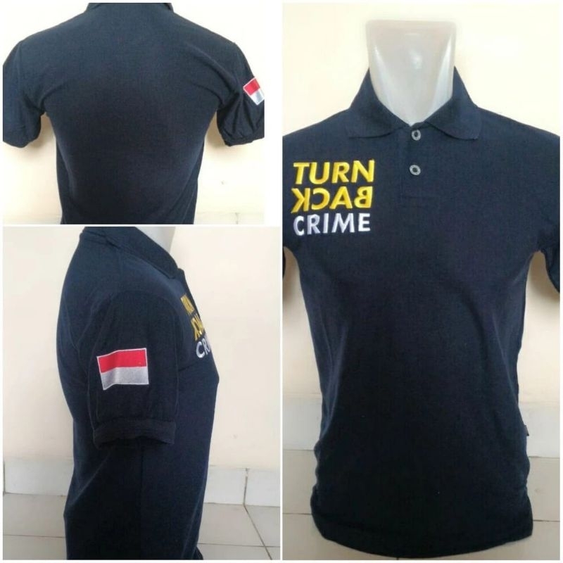 KATUN Turn back crime t-shirt เสื้อยืดนักข่าว pers เสื้อยืดคอปก turn back crime เสื้อยืดคอปก pers เส