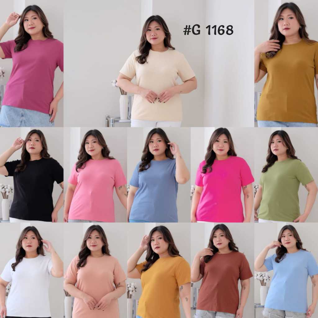 เสื้อยืด JUMBO IMPORTED II CODE G 1168 (NECK O)