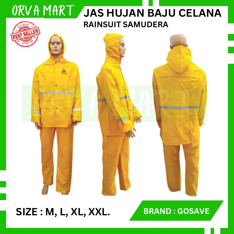 LAYAR ชุดเสื้อและกางเกงกันฝนมีแถบสะท้อนแสง PVC thumbnail 5