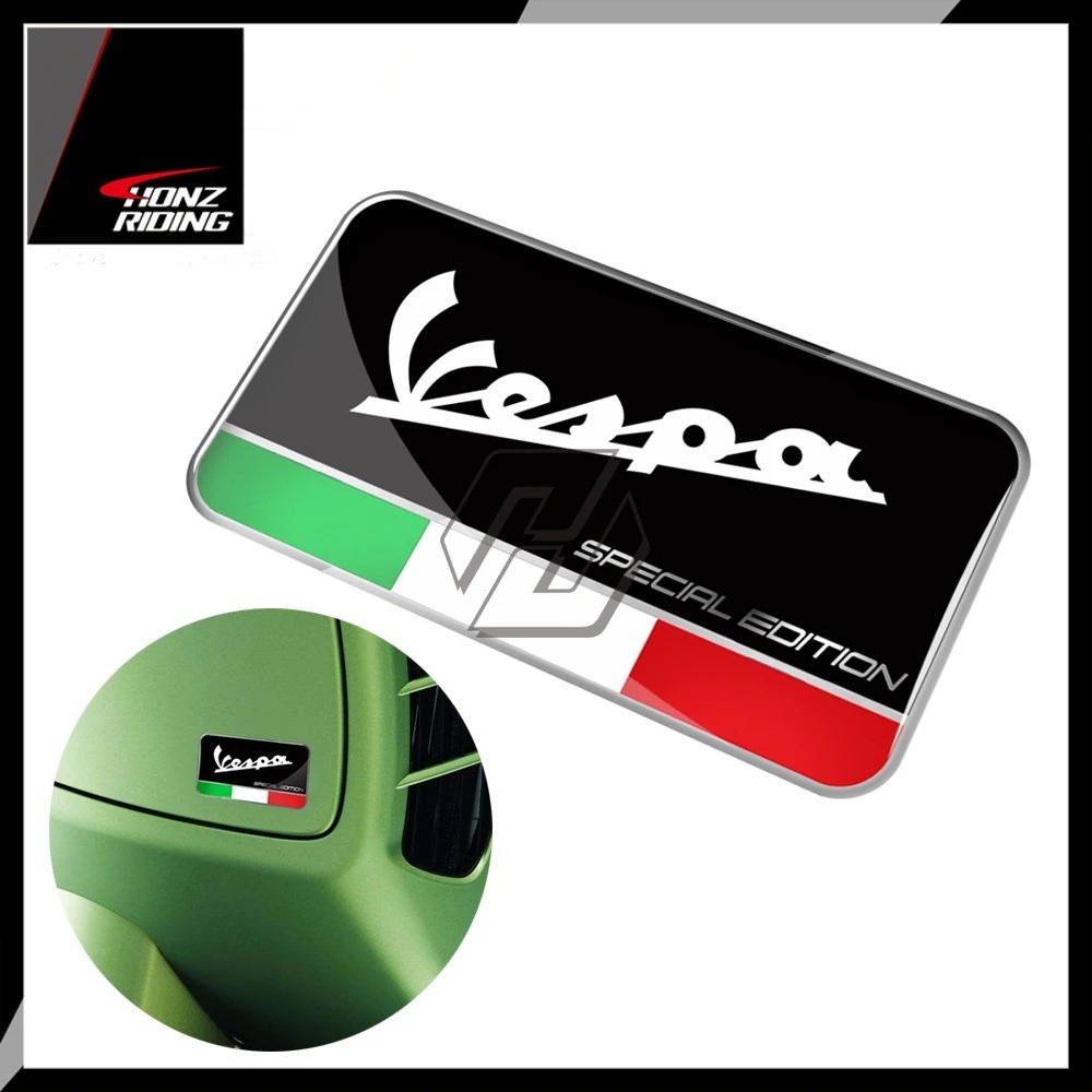 VESPA SPECIAL EDITION RAISED สติ๊กเกอร์ PIAGGIO LX GTS PRIMAVERA EMBLEM สติ๊กเกอร์